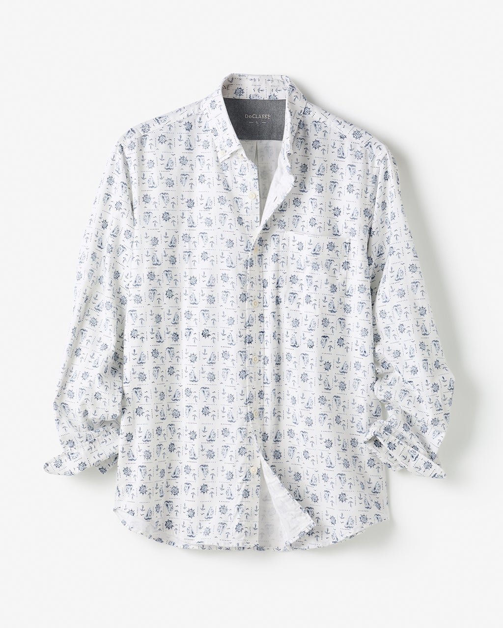 【ドゥクラッセ/DoCLASSE / MEN】の両面起毛フランネル長袖 インテリア・キッズ・メンズ・レディースファッション・服の通販 founy(ファニー) ファッション Fashion メンズファッション Fashion for Men なめらか Smooth, Silky Texture イエロー Yellow フィット Fit, Slim Fit メンズ Men's, Menswear ヨーク Yoke, Yoke Design 長袖 Long Sleeve, Full Sleeve ヨット|ID: prp329100003118508 ipo3291000000033771915