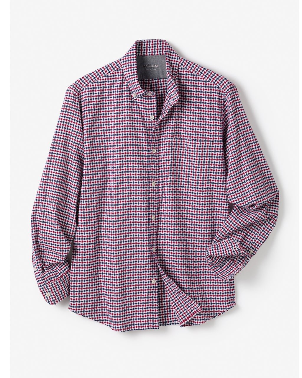 【ドゥクラッセ/DoCLASSE / MEN】の両面起毛フランネル長袖 インテリア・キッズ・メンズ・レディースファッション・服の通販 founy(ファニー) ファッション Fashion メンズファッション Fashion for Men なめらか Smooth, Silky Texture イエロー Yellow フィット Fit, Slim Fit メンズ Men's, Menswear ヨーク Yoke, Yoke Design 長袖 Long Sleeve, Full Sleeve レッドxネイビー|ID: prp329100003118508 ipo3291000000033771917