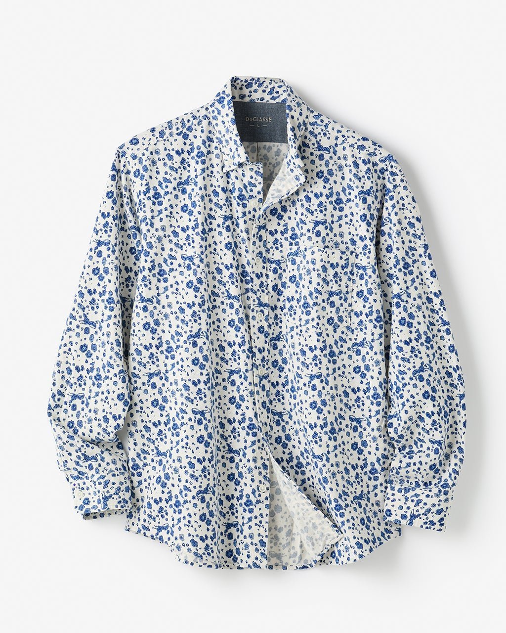 【ドゥクラッセ/DoCLASSE / MEN】の両面起毛フランネル長袖 インテリア・キッズ・メンズ・レディースファッション・服の通販 founy(ファニー) ファッション Fashion メンズファッション Fashion for Men なめらか Smooth, Silky Texture イエロー Yellow フィット Fit, Slim Fit メンズ Men's, Menswear ヨーク Yoke, Yoke Design 長袖 Long Sleeve, Full Sleeve レオパード|ID: prp329100003118508 ipo3291000000034093126