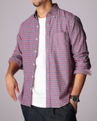 【ドゥクラッセ/DoCLASSE / MEN】の両面起毛フランネル長袖 レッドxネイビー|ID: prp329100003118508 ipo3291000000036008561