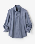 【ドゥクラッセ/DoCLASSE / MEN】の両面起毛フランネル長袖 ブルーストライプ|ID: prp329100003118508 ipo3291000000036008566