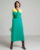 【ドゥクラッセ/DoCLASSE】のカラーブロック・編地切り替えワンピース 人気、トレンドファッション・服の通販 founy(ファニー) ファッション Fashion レディースファッション Fashion for Women ワンピース Dresses ブロック Block, Solid Block Pattern 畦 Ribbed Knit thumbnail ライトグリーン|ID: prp329100003118514 ipo3291000000036008629