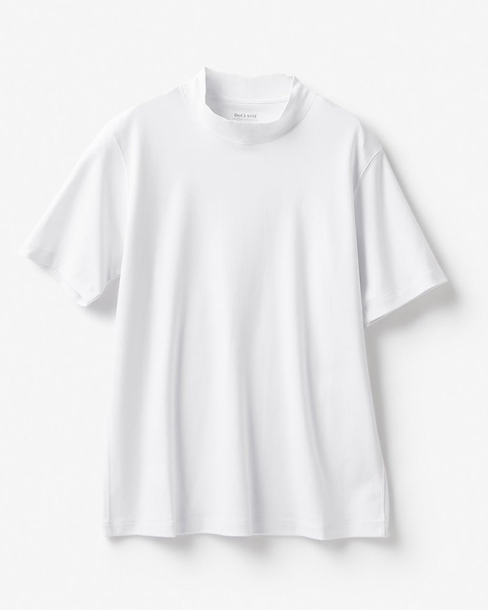 【ドゥクラッセ/DoCLASSE / MEN】の半袖モックネック・ドゥクラッセT インテリア・キッズ・メンズ・レディースファッション・服の通販 founy(ファニー) https://founy.com/ ファッション Fashion メンズファッション Fashion for Men トップス・カットソー Cut & Sew Tops メンズシャツ Shirts ポロシャツ / きれいめカジュアルスタイル Polo Shirts なめらか Smooth, Silky Texture シルケット Silket, Silky Cotton フィット Fit, Slim Fit メンズ Men's, Menswear エレガント 上品 Elegant 今季 This Season, Current Season 半袖 Short Sleeve, Half Sleeve |ID: prp329100003172065 ipo3291000000033218678