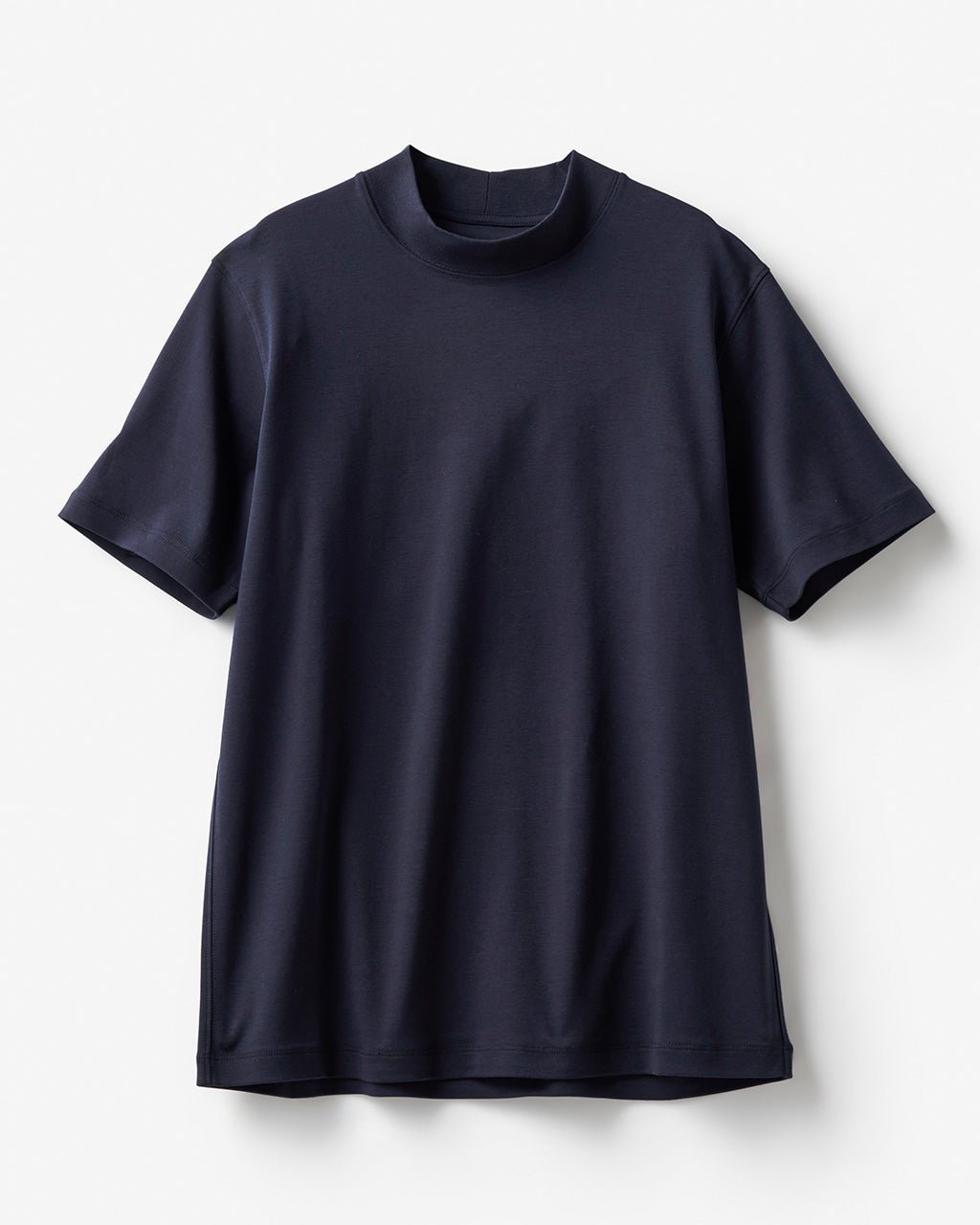 【ドゥクラッセ/DoCLASSE / MEN】の半袖モックネック・ドゥクラッセT インテリア・キッズ・メンズ・レディースファッション・服の通販 founy(ファニー) 　ファッション　Fashion　メンズファッション　Fashion for Men　トップス・カットソー　Cut & Sew Tops　メンズシャツ　Shirts　ポロシャツ / きれいめカジュアルスタイル　Polo Shirts　なめらか　Smooth, Silky Texture　シルケット　Silket, Silky Cotton　フィット　Fit, Slim Fit　メンズ　Men's, Menswear　エレガント 上品　Elegant　今季　This Season, Current Season　半袖　Short Sleeve, Half Sleeve　ネイビー|ID: prp329100003172065 ipo3291000000033218681