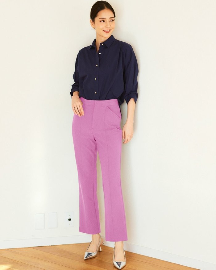 【ドゥクラッセ/DoCLASSE】の4WAYストレッチ・立体テーパードパンツ インテリア・キッズ・メンズ・レディースファッション・服の通販 founy(ファニー) https://founy.com/ ファッション Fashion レディースファッション Fashion for Women パンツ Pants & Trousers カッティング Cutting Detail ストレッチ Stretch, Stretchy Fabric スポーティ Sporty, Casual Athletic センター Center, Center Line ダブル Double, Double-Breasted バランス Balance, Style Balance ポケット Pocket, Pocket Detail モダン Modern, Contemporary エレガント 上品 Elegant 切替 Switching, Contrast Panel |ID: prp329100003172086 ipo3291000000030894687