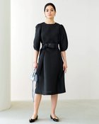 【ドゥクラッセ/DoCLASSE】のオクタダブルクロス・タック袖ワンピース 人気、トレンドファッション・服の通販 founy(ファニー) ファッション Fashion レディースファッション WOMEN ワンピース Dress thumbnail ブラック|ID: prp329100003172092 ipo3291000000028265758