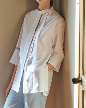【ドゥクラッセ/DoCLASSE】 細番手コットン・リボンタイブラウス人気、トレンドファッション・服の通販 founy(ファニー) ファッション Fashion レディースファッション Ladies' Fashion Online トップス・カットソー Tops/Tshirt シャツ/ブラウス Shirts/Blouses カフス Cuffs スリット Slit 定番 Standard ブロード Broad ポケット Pocket リボン Ribbon エレガント 上品 Elegant |ID:prp329100003172094