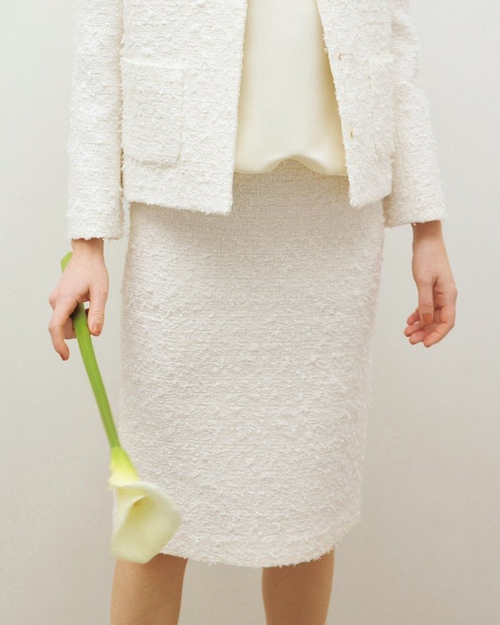 【ドゥクラッセ/DoCLASSE】のスラブ綿ツイード・スカート インテリア・キッズ・メンズ・レディースファッション・服の通販 founy(ファニー) https://founy.com/ ファッション Fashion レディースファッション Fashion for Women スカート Skirts オーガニック Organic Cotton シンプル Simple, Minimal タイトスカート Pencil Skirt, Tight Skirt ツイード Twill, Twill Weave |ID: prp329100003172097 ipo3291000000036037346