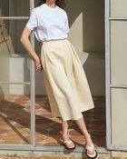 【ドゥクラッセ/DoCLASSE】のふくれジャカード織り・タックスカート 人気、トレンドファッション・服の通販 founy(ファニー) ファッション Fashion レディースファッション Fashion for Women スカート Skirts ジャカード／ジャガード Jacquard, Woven Pattern thumbnail オフホワイト|ID: prp329100003172098 ipo3291000000036037361