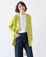 【ドゥクラッセ/DoCLASSE】のミラノリブ・配色ステッチジャケット 人気、トレンドファッション・服の通販 founy(ファニー) ファッション Fashion レディースファッション WOMEN アウター Coat Outerwear ジャケット Jackets エレガント 上品 Elegant カーディガン Cardigan ジャケット Jacket フラップ Flap ポケット Pocket |ID:prp329100003172122