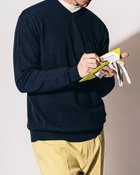 【ドゥクラッセ/DoCLASSE / MEN】の撥水ニット・浅Vネックセーター 人気、トレンドファッション・服の通販 founy(ファニー) ファッション Fashion メンズファッション MEN ゴルフ Golf セーター Sweater ポロシャツ Polo Shirt メンズ Mens モックネック Mock Neck ラウンド Round 夏 Summer thumbnail ネイビー|ID: prp329100003172142 ipo3291000000028259786