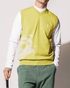 【ドゥクラッセ/DoCLASSE / MEN】の撥水ニット・浅Vネックベスト イエローパターン|ID: prp329100003172145 ipo3291000000033592363