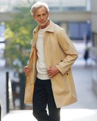 【ドゥクラッセ/DoCLASSE / MEN】の撥水コットンギャバ・ ステンカラーコート ベージュ|ID: prp329100003172153 ipo3291000000030983496