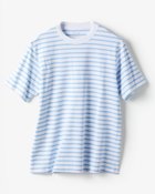 【ドゥクラッセ/DoCLASSE / MEN】の半袖クルーネック・ドゥクラッセT サックス&times;ホワイト|ID: prp329100003172163 ipo3291000000031038858