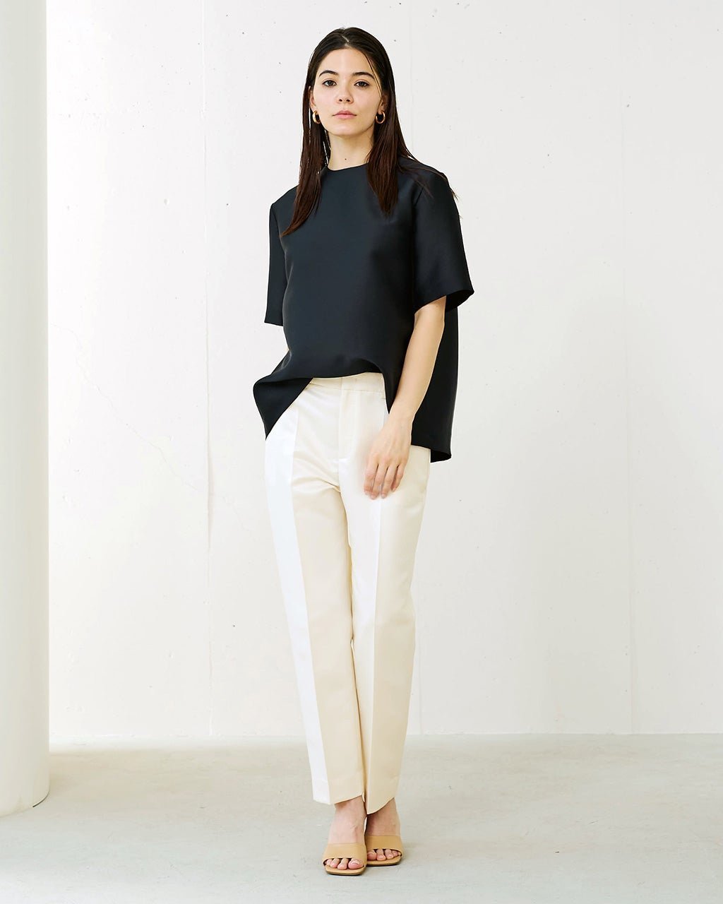 【ドゥクラッセ/DoCLASSE】のジャパンサテン・シガレットパンツ 人気、トレンドファッション・服の通販 founy(ファニー) ファッション Fashion レディースファッション Fashion for Women パンツ Pants & Trousers other-1|ID: prp329100003185751 ipo3291000000036037372