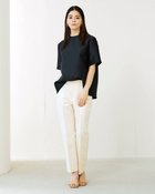 【ドゥクラッセ/DoCLASSE】のジャパンサテン・シガレットパンツ 人気、トレンドファッション・服の通販 founy(ファニー) ファッション Fashion レディースファッション Fashion for Women パンツ Pants & Trousers thumbnail オフホワイト|ID: prp329100003185751 ipo3291000000036037378