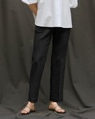 【ドゥクラッセ/DoCLASSE】のふくれジャカード織り・ドロストパンツ ブラック|ID: prp329100003185752 ipo3291000000035734882