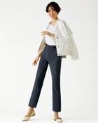 【ドゥクラッセ/DoCLASSE】のドライタッチ・脚長ストレート/63cm ネイビーストライプ|ID: prp329100003221150 ipo3291000000028260334