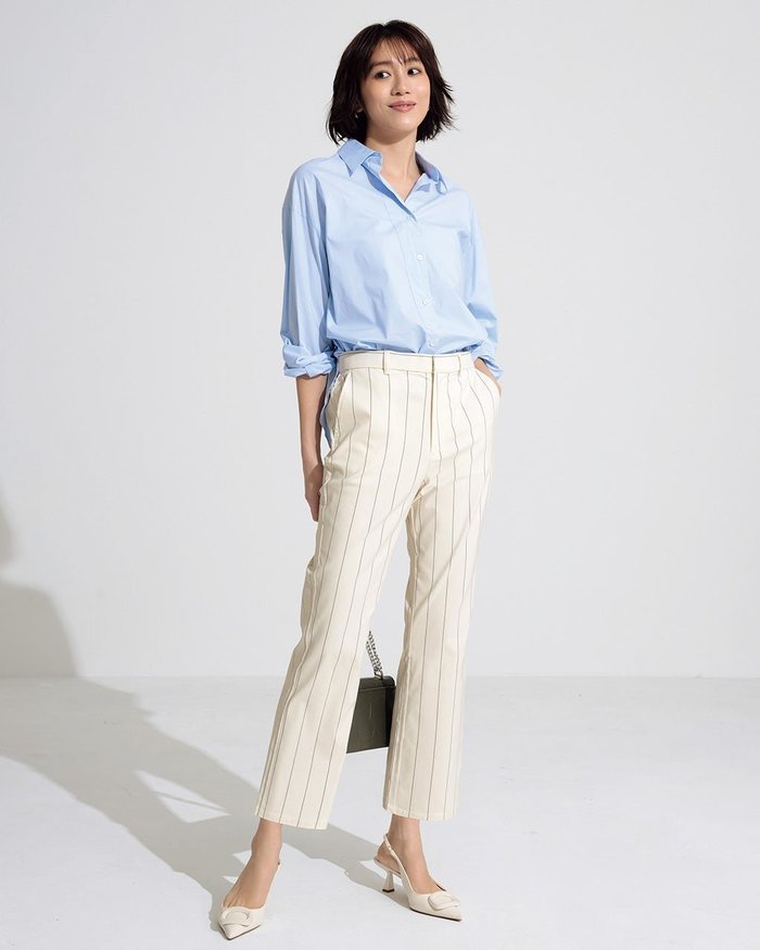 【ドゥクラッセ/DoCLASSE】のドライタッチ・脚長ストレート/63cm インテリア・キッズ・メンズ・レディースファッション・服の通販 founy(ファニー) https://founy.com/ ファッション Fashion レディースファッション Fashion for Women パンツ Pants & Trousers 春 Spring 秋 Autumn クール Cool, Chic コンパクト Compact, Small Size ストレッチ Stretch, Stretchy Fabric ストレート Straight, Straight Cut フラップ Flap, Flap Pocket ポケット Pocket, Pocket Detail ループ Loop, Loop Knit |ID: prp329100003221150 ipo3291000000031701691