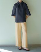 【ドゥクラッセ/DoCLASSE】のドレープWクロス・セミワイドパンツ 人気、トレンドファッション・服の通販 founy(ファニー) ファッション Fashion レディースファッション WOMEN パンツ Pants ドレープ Drape thumbnail ペールイエロー|ID: prp329100003221158 ipo3291000000028265590