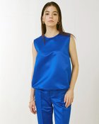 【ドゥクラッセ/DoCLASSE】のジャパンサテン・タックブラウス ロイヤルブルー|ID: prp329100003221164 ipo3291000000032637071