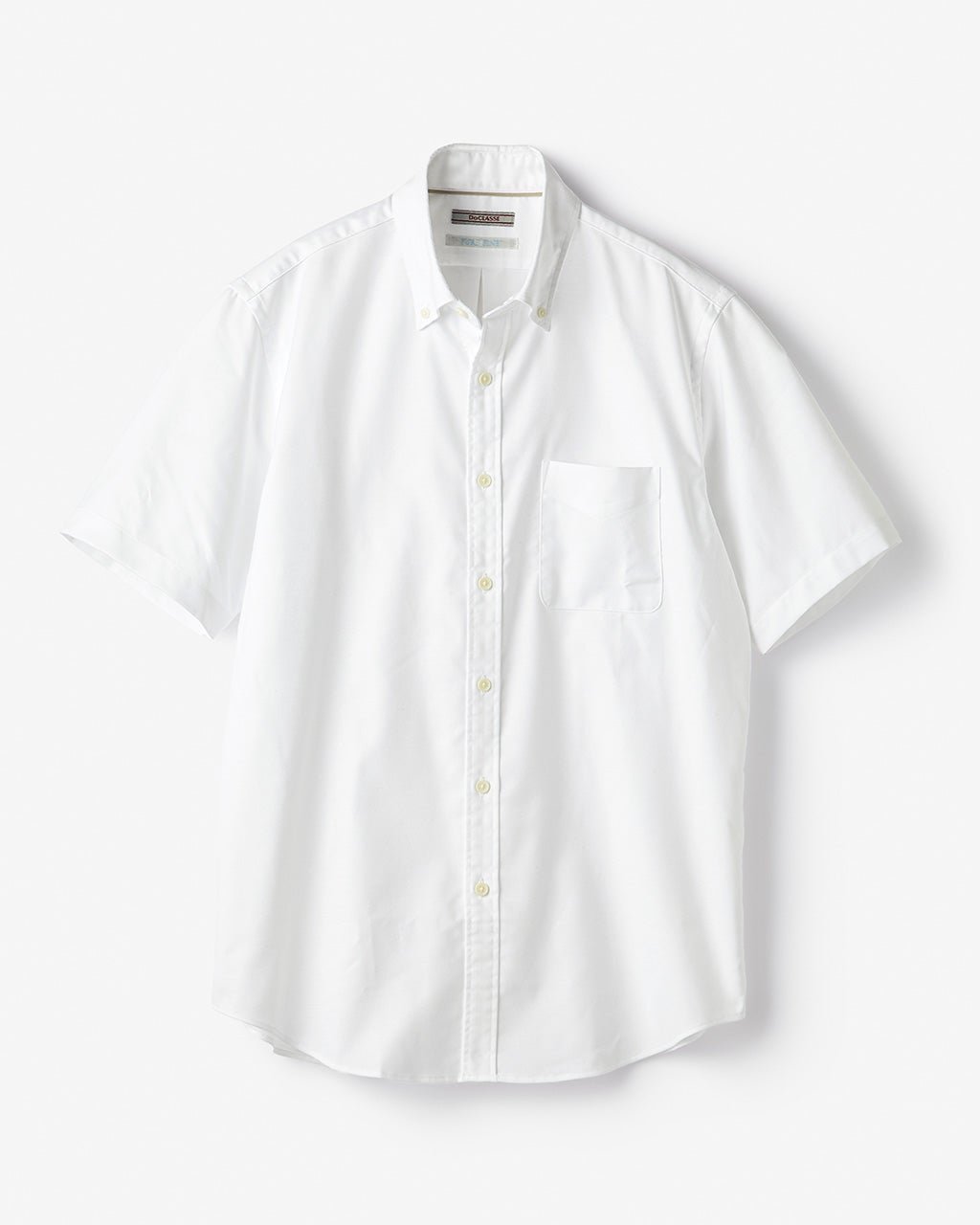 【ドゥクラッセ/DoCLASSE / MEN】のピュアファイン・先染めオックスシャツ 半袖 インテリア・キッズ・メンズ・レディースファッション・服の通販 founy(ファニー) 　ファッション　Fashion　メンズファッション　Fashion for Men　抗菌　Antibacterial, Bacteria-Resistant　なめらか　Smooth, Silky Texture　フィット　Fit, Slim Fit　半袖　Short Sleeve, Half Sleeve　メンズ　Men's, Menswear　ヨーク　Yoke, Yoke Design　ホワイト|ID: prp329100003221184 ipo3291000000028260376
