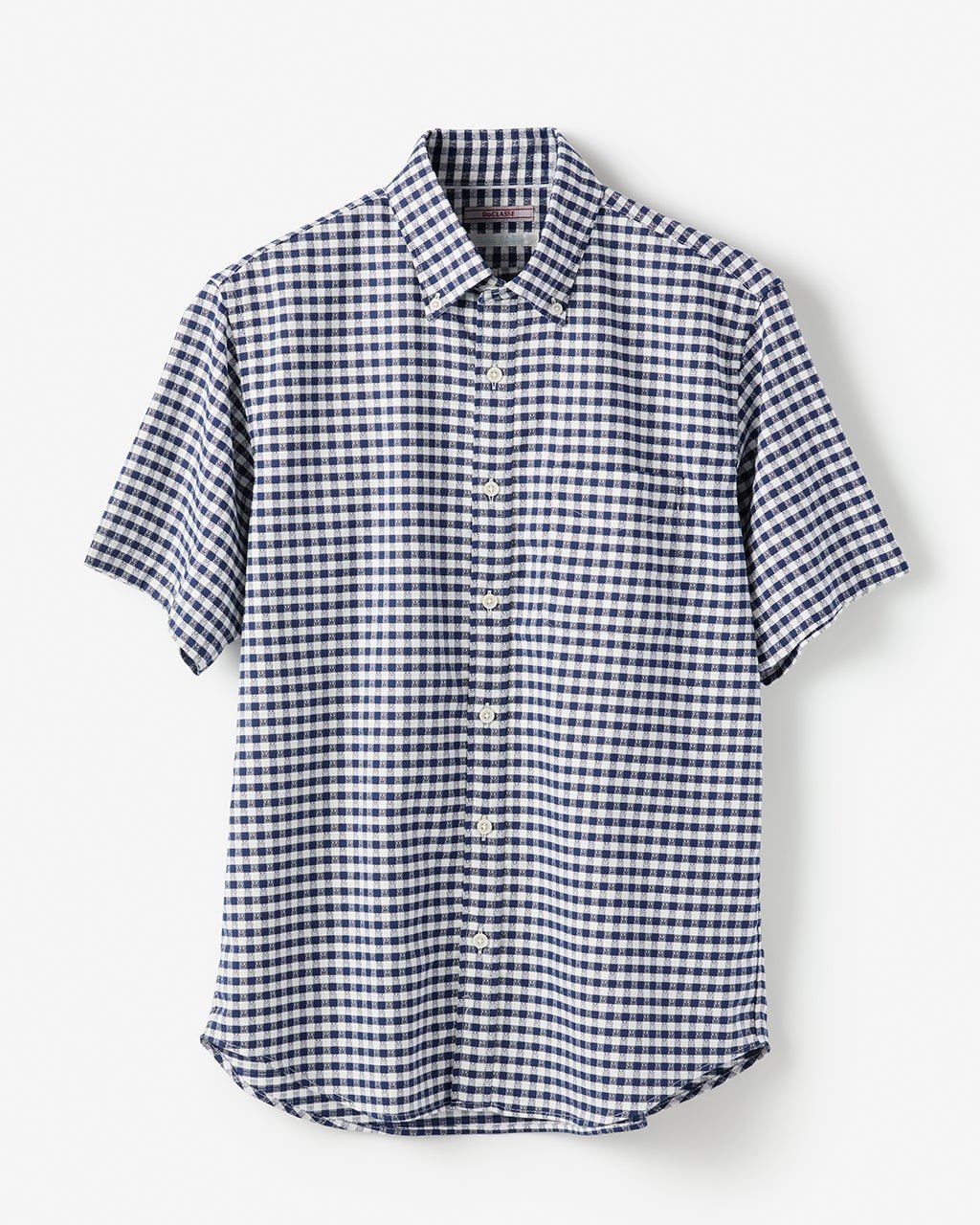 【ドゥクラッセ/DoCLASSE / MEN】のピュアファイン・先染めオックスシャツ 半袖 インテリア・キッズ・メンズ・レディースファッション・服の通販 founy(ファニー) 　ファッション　Fashion　メンズファッション　Fashion for Men　抗菌　Antibacterial, Bacteria-Resistant　なめらか　Smooth, Silky Texture　フィット　Fit, Slim Fit　半袖　Short Sleeve, Half Sleeve　メンズ　Men's, Menswear　ヨーク　Yoke, Yoke Design　ディープマリン|ID: prp329100003221184 ipo3291000000032415065