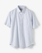 【ドゥクラッセ/DoCLASSE / MEN】のピュアファイン・先染めオックスシャツ 半袖 ネイビー×ブルー|ID: prp329100003221184 ipo3291000000032415069