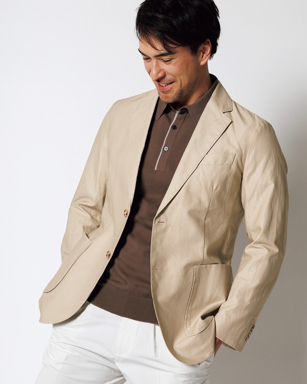 【ドゥクラッセ/DoCLASSE / MEN】のSIDOGRAS(シドグラス) コットンリネンジャケット インテリア・キッズ・メンズ・レディースファッション・服の通販 founy(ファニー) 　ファッション　Fashion　メンズファッション　Fashion for Men　グラス　Glass, Eyewear　ジャケット　Jacket, Outerwear　スポーツ　Sports, Activewear　スマート　Smart, Elegant　スーツ　Suit, Formalwear　ドレス　Dress, One-Piece　パッチ　Patch, Appliqué　ベスト　Vest, Waistcoat　ポケット　Pocket, Pocket Detail　メンズ　Men's, Menswear　リネン　Linen, Linen Fabric　ベージュ|ID: prp329100003221191 ipo3291000000028260431