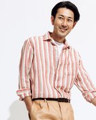 【ドゥクラッセ/DoCLASSE / MEN】のリネンシャンブレー・長袖 人気、トレンドファッション・服の通販 founy(ファニー) ファッション Fashion メンズファッション MEN 春 Spring シャンブレー Chambray 定番 Standard 長袖 Long Sleeve フレンチ French フロント Front メンズ Mens リネン Linen レギュラー Regular S/S・春夏 Ss・Spring/Summer 夏 Summer エレガント 上品 Elegant thumbnail オレンジマルチ|ID: prp329100003221207 ipo3291000000028260509