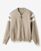 【ドゥクラッセ/DoCLASSE / MEN】のコットンミラノリブ・ ショートブルゾン グレーベージュ|ID: prp329100003221231 ipo3291000000035734743