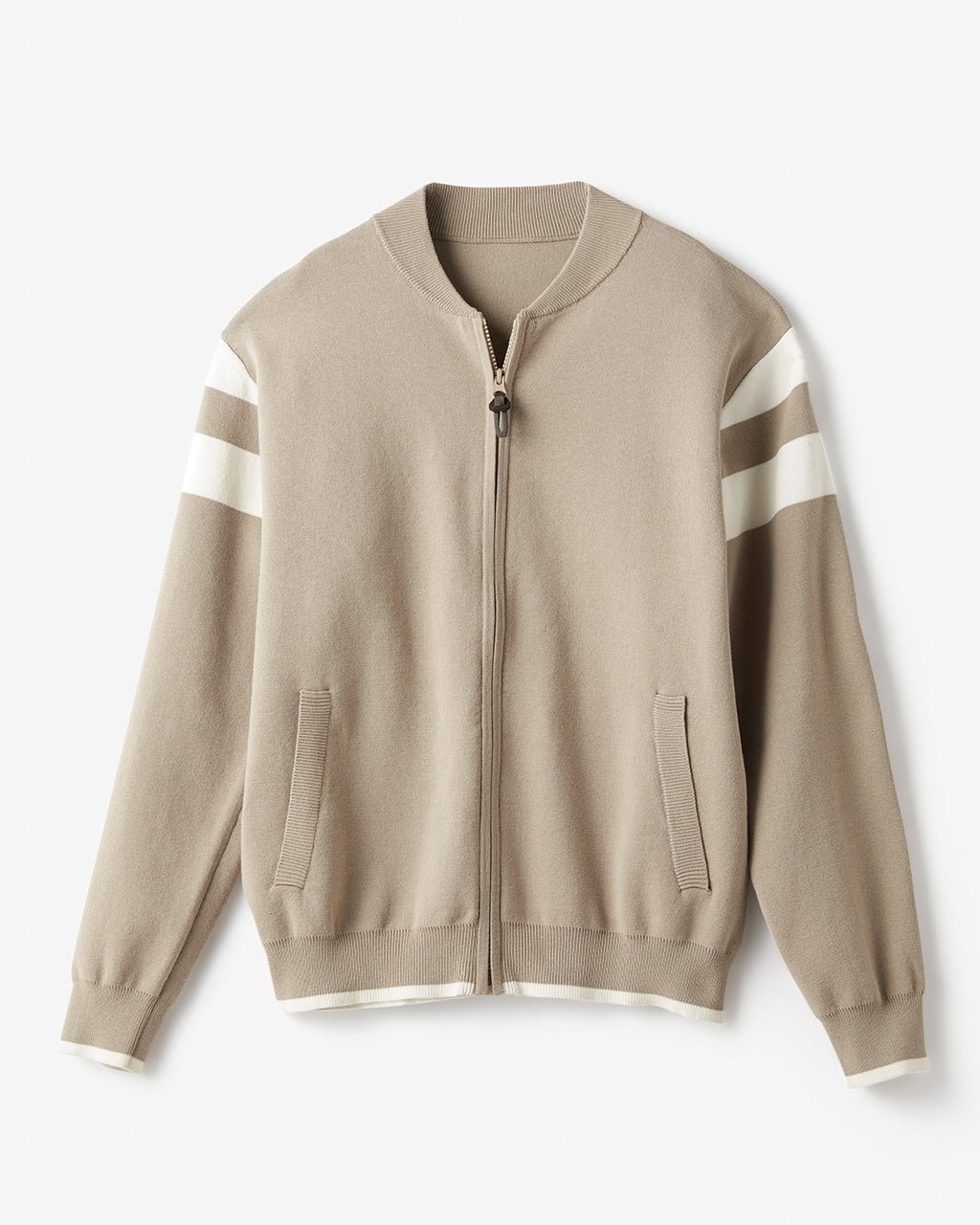 【ドゥクラッセ/DoCLASSE / MEN】のコットンミラノリブ・ ショートブルゾン インテリア・キッズ・メンズ・レディースファッション・服の通販 founy(ファニー) 　ファッション　Fashion　メンズファッション　Fashion for Men　ゴルフ　Golf　ショート　Short, Short Length　ジャケット　Jacket, Outerwear　パーカー　Hoodie, Parka　ブルゾン　Blouson, Bomber Jacket　メンズ　Men's, Menswear　リブニット　Rib Knit, Ribbed Knit　夏　Summer　グレーベージュ|ID: prp329100003221231 ipo3291000000035734743