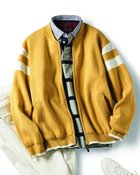 【ドゥクラッセ/DoCLASSE / MEN】のコットンミラノリブ・ ショートブルゾン イエロー|ID: prp329100003221231 ipo3291000000035734751