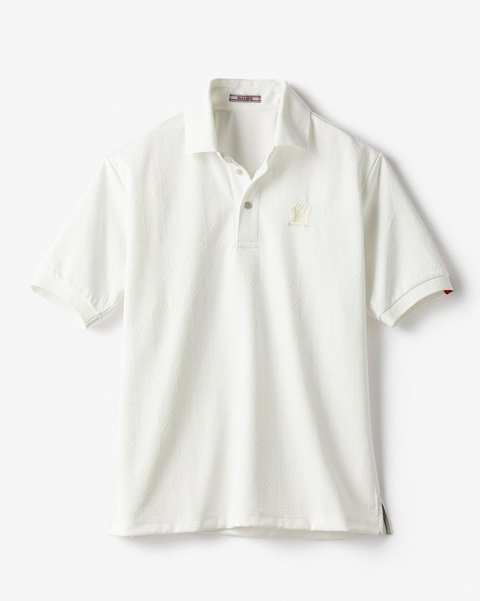 【ドゥクラッセ/DoCLASSE / MEN】のジャカード柄ポロシャツ インテリア・キッズ・メンズ・レディースファッション・服の通販 founy(ファニー) https://founy.com/ ファッション Fashion メンズファッション Fashion for Men トップス・カットソー Cut & Sew Tops メンズシャツ Shirts ポロシャツ / きれいめカジュアルスタイル Polo Shirts クラシック Classic, Timeless Style 吸水 Absorbent, Quick-Dry 鹿の子 Piqué, Kanoko Fabric ジャカード／ジャガード Jacquard, Woven Pattern 定番 Standard, Basic Item ポロシャツ Polo Shirt, Collared Tee メンズ Men's, Menswear 夏 Summer ゴルフ Golf |ID: prp329100003221241 ipo3291000000033287788