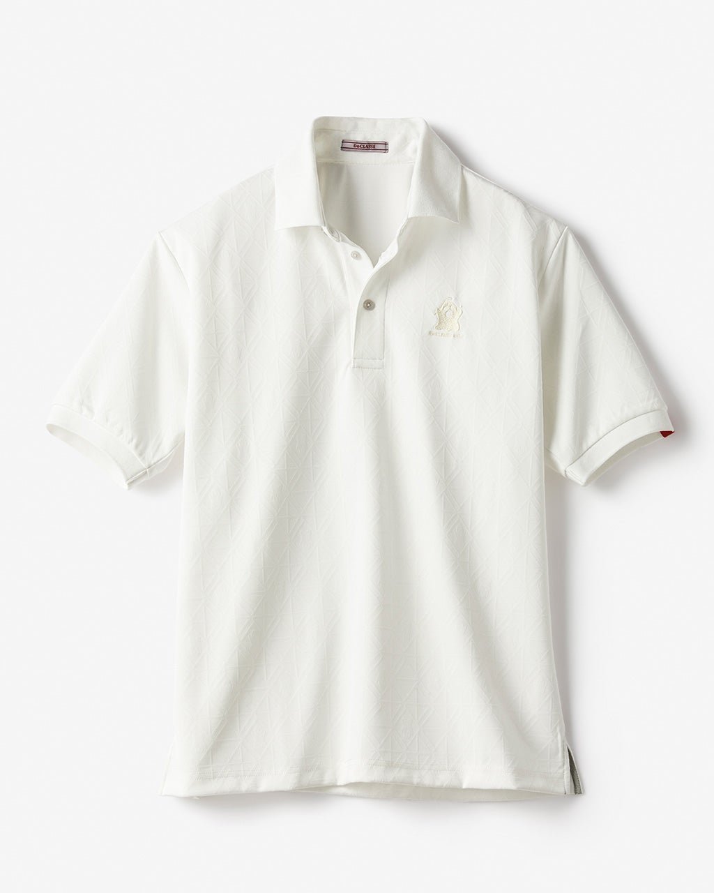 【ドゥクラッセ/DoCLASSE / MEN】のジャカード柄ポロシャツ 人気、トレンドファッション・服の通販 founy(ファニー) 　ファッション　Fashion　メンズファッション　Fashion for Men　トップス・カットソー　Cut & Sew Tops　メンズシャツ　Shirts　ポロシャツ / きれいめカジュアルスタイル　Polo Shirts　クラシック　Classic, Timeless Style　吸水　Absorbent, Quick-Dry　鹿の子　Piqué, Kanoko Fabric　ジャカード／ジャガード　Jacquard, Woven Pattern　定番　Standard, Basic Item　ポロシャツ　Polo Shirt, Collared Tee　メンズ　Men's, Menswear　夏　Summer　ゴルフ　Golf　 other-1|ID: prp329100003221241 ipo3291000000033287788