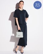 【ドゥクラッセ/DoCLASSE】のドライコットンニット・セットアップ 人気、トレンドファッション・服の通販 founy(ファニー) ファッション Fashion レディースファッション Fashion for Women ワンピース Dresses スリット Slit, Slit Detail セットアップ Set-Up, Coordinated Outfit ミラノリブ Milano Rib, Milano Stitch thumbnail ミッドナイトブルー|ID: prp329100003221248 ipo3291000000036036907