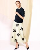 【ドゥクラッセ/DoCLASSE】のふくれジャカード編み・モチーフスカート 人気、トレンドファッション・服の通販 founy(ファニー) ファッション Fashion レディースファッション Fashion for Women スカート Skirts ジャカード／ジャガード Jacquard, Woven Pattern バランス Balance, Style Balance モチーフ Motif, Design Theme thumbnail オフホワイト|ID: prp329100003221264 ipo3291000000036036933