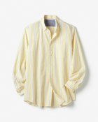 【ドゥクラッセ/DoCLASSE / MEN】のライトコットン先染めシアサッカー長袖 イエローストライプ|ID: prp329100003221273 ipo3291000000036036958