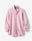 【ドゥクラッセ/DoCLASSE / MEN】のライトコットン先染めシアサッカー長袖 ピンク&times;ホワイト|ID: prp329100003221273 ipo3291000000036274187