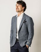 【ドゥクラッセ/DoCLASSE / MEN】のFORTEX(フォルテックス) コットンリネンジャケット 人気、トレンドファッション・服の通販 founy(ファニー) ファッション Fashion メンズファッション MEN イタリア Italy ジャケット Jacket チェック Check ベスト Vest メンズ Mens thumbnail ネイビー千鳥|ID: prp329100003221284 ipo3291000000028260234