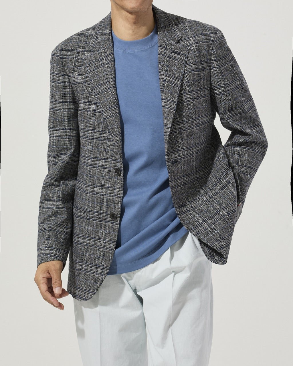 【ドゥクラッセ/DoCLASSE / MEN】のFORTEX(フォルテックス) コットンリネンジャケット 人気、トレンドファッション・服の通販 founy(ファニー) 　ファッション　Fashion　メンズファッション　Fashion for Men　イタリア　Italy　ジャケット　Jacket, Outerwear　チェック　Check, Plaid, Tartan　ベスト　Vest, Waistcoat　メンズ　Men's, Menswear　 other-1|ID: prp329100003221284 ipo3291000000032323997