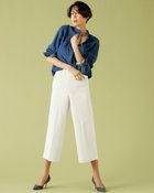 【ドゥクラッセ/DoCLASSE】のドライタッチ・ワイドクロップド 人気、トレンドファッション・服の通販 founy(ファニー) ファッション Fashion レディースファッション WOMEN パンツ Pants クール Cool コンパクト Compact シンプル Simple ストレッチ Stretch センター Center ポケット Pocket ループ Loop ワイド Wide 春 Spring 秋 Autumn/Fall thumbnail ホワイト|ID: prp329100003221320 ipo3291000000028260312