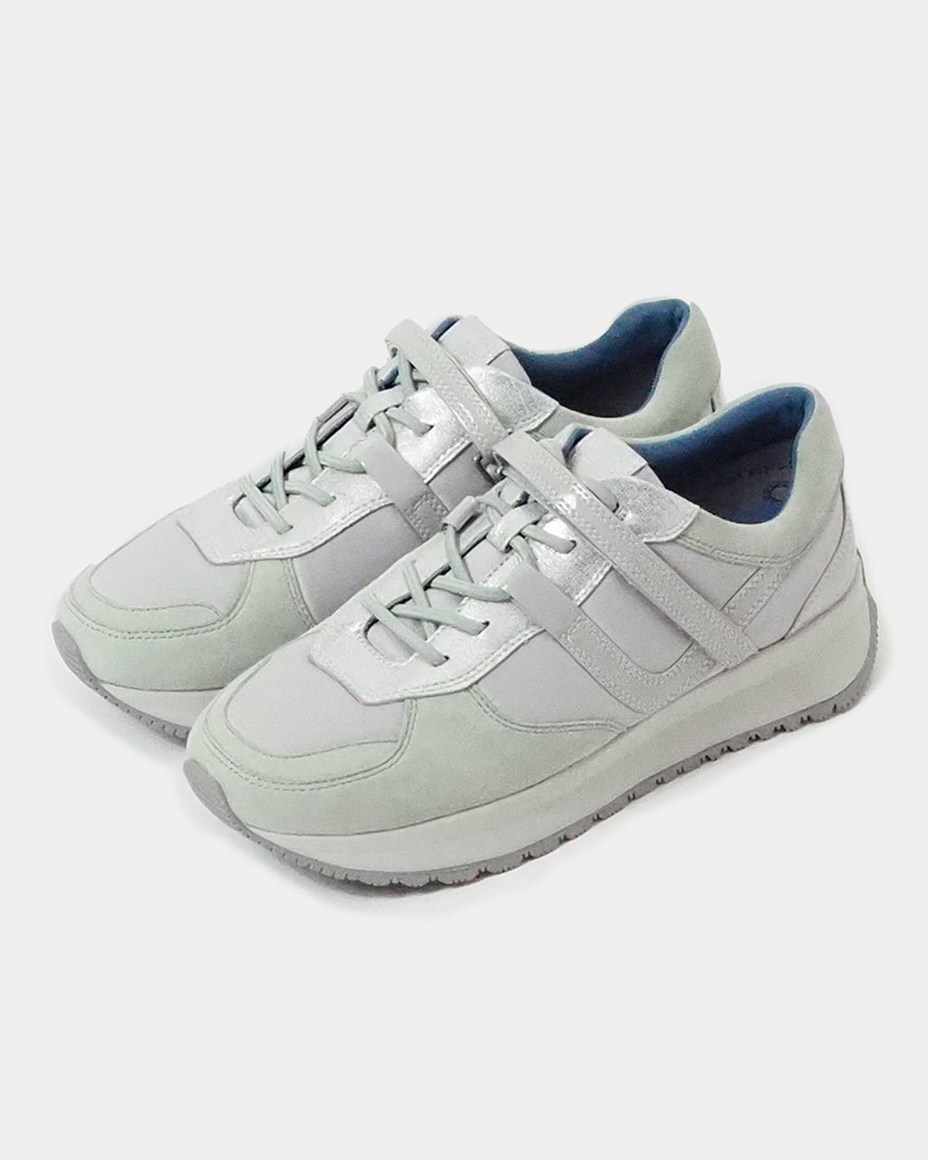【フィットフィット/fitfit】のアナトミックレーススニーカー インテリア・キッズ・メンズ・レディースファッション・服の通販 founy(ファニー) 　ファッション　Fashion　レディースファッション　Fashion for Women　インソール　Shoe Insole　厚底　Platform Shoes　スニーカー　Sneakers, Trainers　チェック　Check, Plaid, Tartan　フィット　Fit, Slim Fit　ラバー　Rubber, Rubber Sole　レース　Lace, Lace Fabric　ミントグリーン|ID: prp329100003250296 ipo3291000000032488176