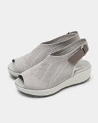 【フィットフィット/fitfit】の厚底ニットサンダルビジュー シルバー|ID: prp329100003269390 ipo3291000000032101932