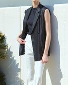 【ドゥクラッセ/DoCLASSE】のフレンチリネン・ストレッチジレ ブラック|ID: prp329100003273757 ipo3291000000032636920
