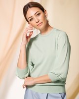 【ドゥクラッセ/DoCLASSE】のシアースリーブ・柄編みデザインニット 人気、トレンドファッション・服の通販 founy(ファニー) ファッション Fashion レディースファッション Fashion for Women トップス・カットソー Cut & Sew Tops ニット Knit Tops & Sweaters サマー Summer, Summer Style シフォン Chiffon, Lightweight Fabric ミックス Mix, Mixed Style |ID:prp329100003283880
