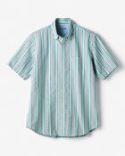 【ドゥクラッセ/DoCLASSE / MEN】のライトコットン・シアサッカーシャツ半袖 グリーンマルチ|ID: prp329100003296794 ipo3291000000028262450