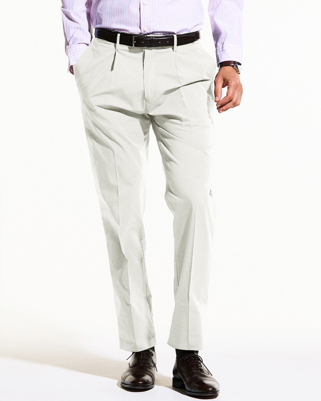 【ドゥクラッセ/DoCLASSE / MEN】のDoアイステックスパンツ・ワンタック 人気、トレンドファッション・服の通販 founy(ファニー) 　ファッション　Fashion　メンズファッション　Fashion for Men　ボトムス　Bottoms　ストレッチ　Stretch, Stretchy Fabric　センター　Center, Center Line　フィット　Fit, Slim Fit　プリーツ　Pleats, Pleated　メンズ　Men's, Menswear　夏　Summer　ゴルフ　Golf　 other-1|ID: prp329100003296802 ipo3291000000032969629