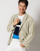 【ドゥクラッセ/DoCLASSE / MEN】のラクスマ麻調ニットジャケット ライトグレー|ID: prp329100003296807 ipo3291000000028260942