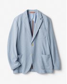 【ドゥクラッセ/DoCLASSE / MEN】のラクスマ麻調ニットジャケット ライトブルー|ID: prp329100003296807 ipo3291000000036008900